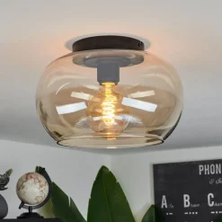 Plafonniermolloy Ambre, 1 Lumiere