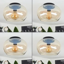 Plafonniermolloy Ambre, 1 Lumiere