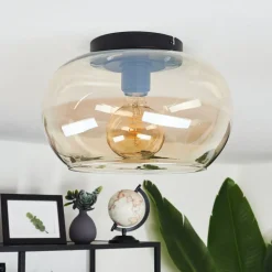 Plafonniermolloy Ambre, 1 Lumiere