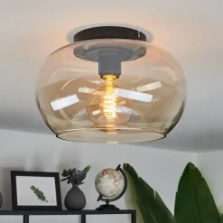 Plafonniermolloy Ambre, 1 Lumiere