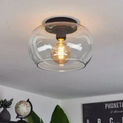 Plafonniermolloy Clair, 1 Lumiere