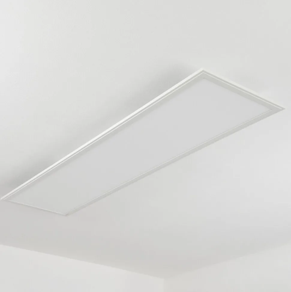 Plafonniermontalba Led Blanc, 1 Lumiere, Telecommandes, Changeur De Couleurs