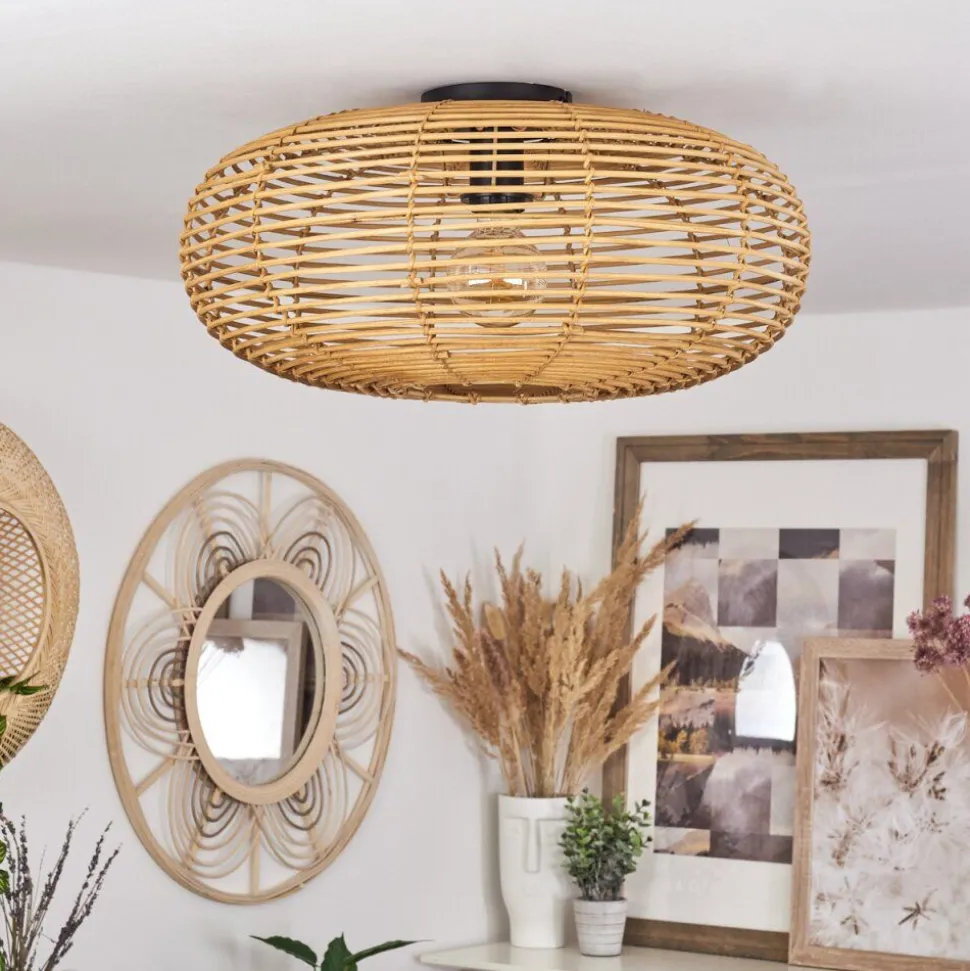 Plafonniermulstrand Ecru, 1 Lumiere