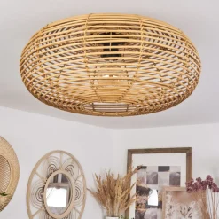 Plafonniermulstrand Ecru, 1 Lumiere