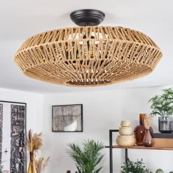 Plafonniermulstrand Ecru, 1 Lumiere
