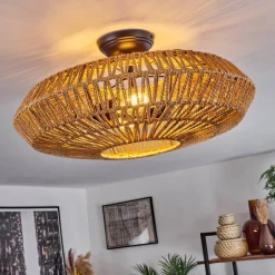 Plafonniermulstrand Ecru, 1 Lumiere