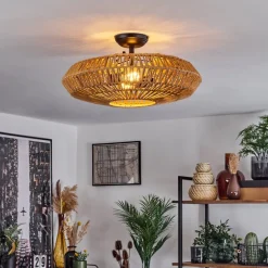 Plafonniermulstrand Ecru, 1 Lumiere