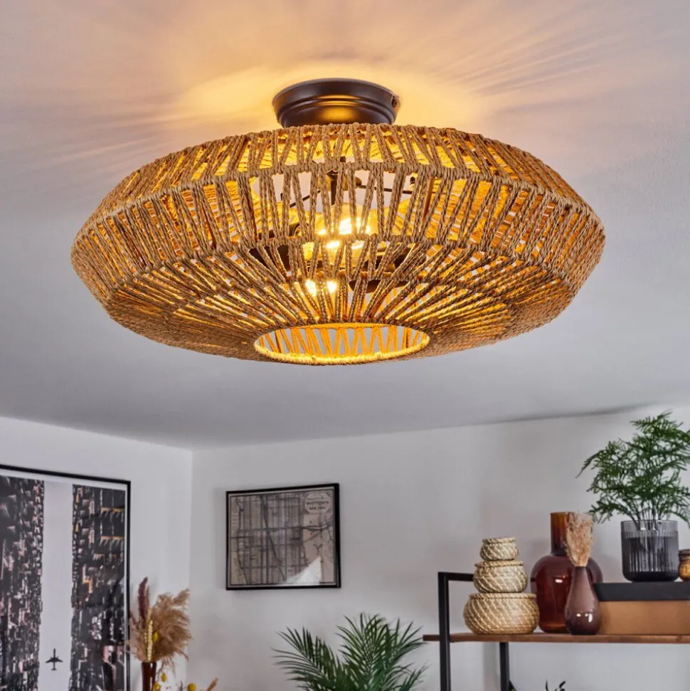 Plafonniermulstrand Ecru, 1 Lumiere