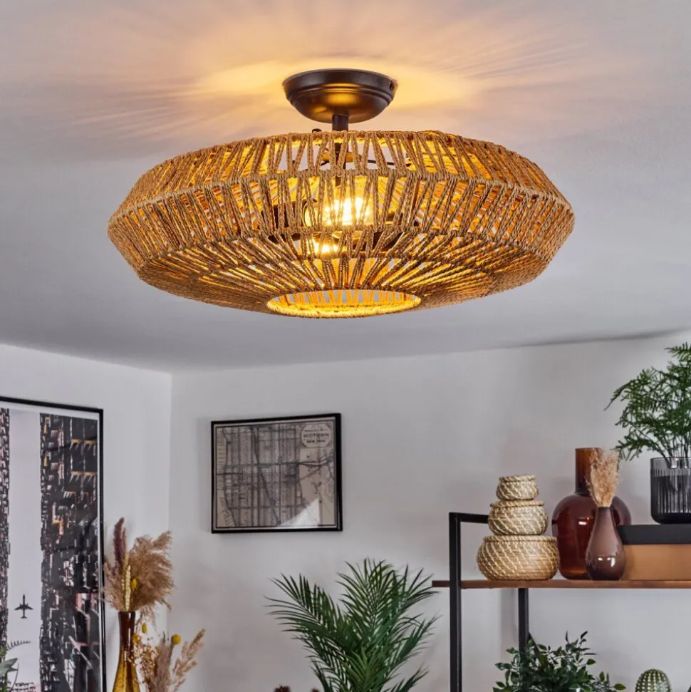 Plafonniermulstrand Ecru, 1 Lumiere