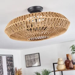 Plafonniermulstrand Ecru, 1 Lumiere