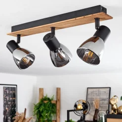 Plafonniermurianette Ecru, Noir, 3 Lumieres
