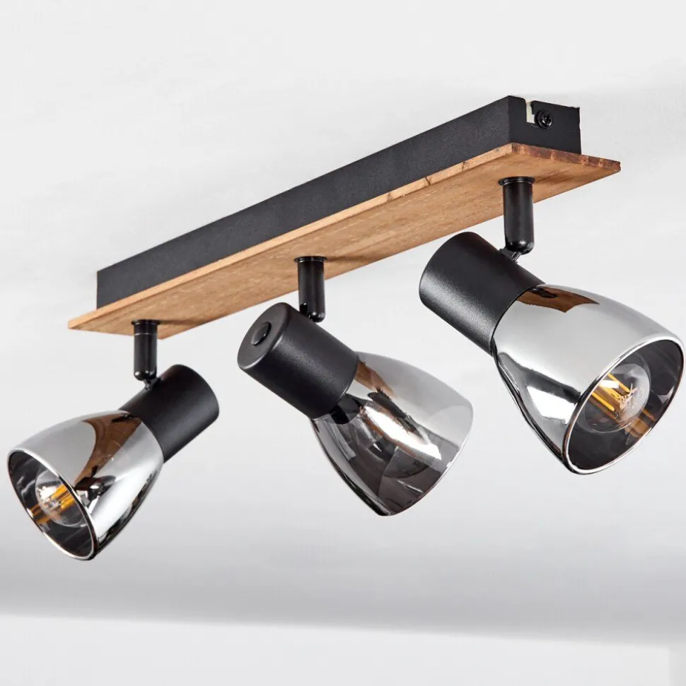 Plafonniermurianette Ecru, Noir, 3 Lumieres