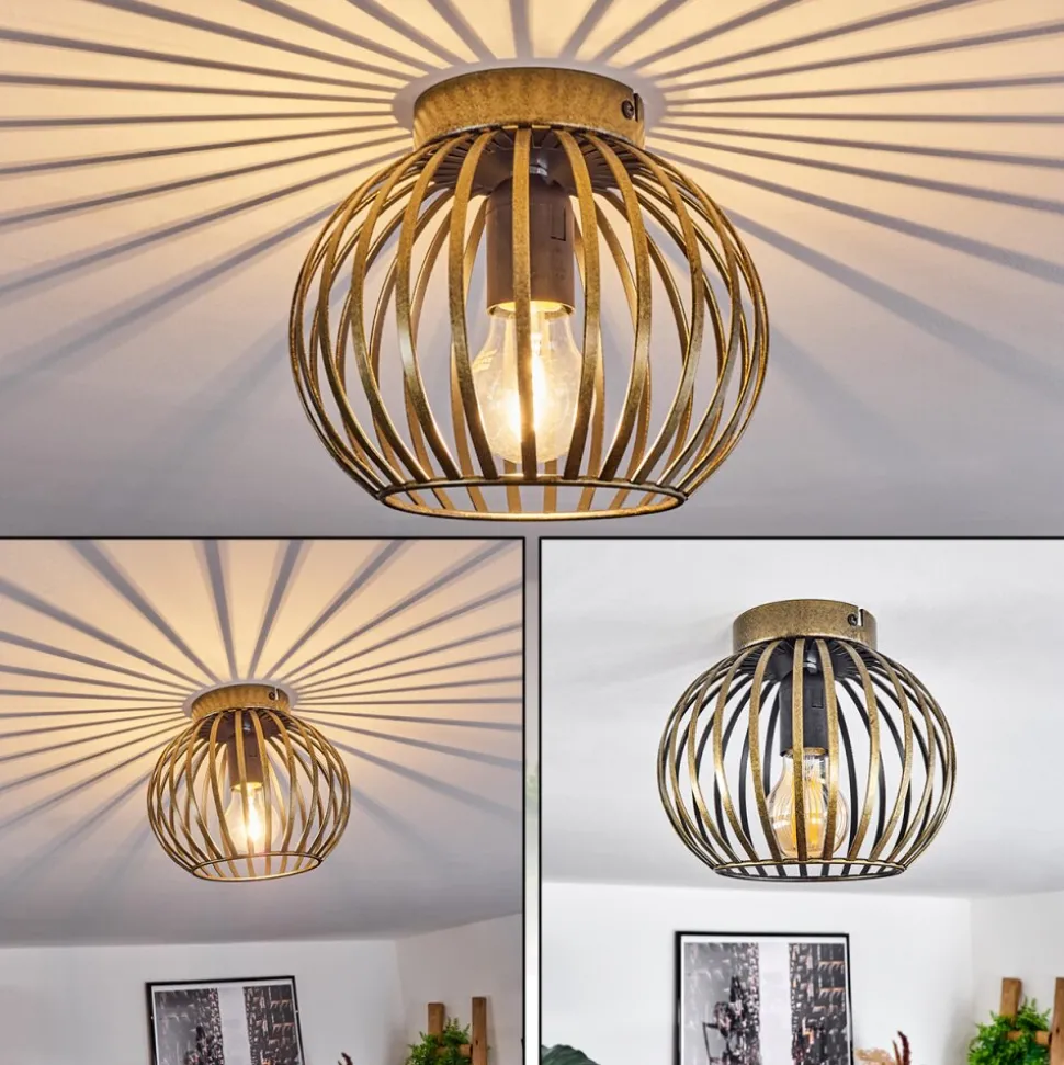 Plafonnieroravi Ancien, Or, 1 Lumiere