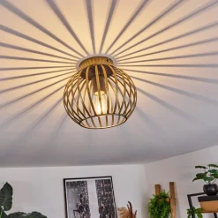 Plafonnieroravi Ancien, Or, 1 Lumiere