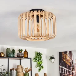 Plafonnieroravi Bois Clair, 1 Lumiere