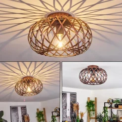 Plafonnieroravi Cuivre, 1 Lumiere