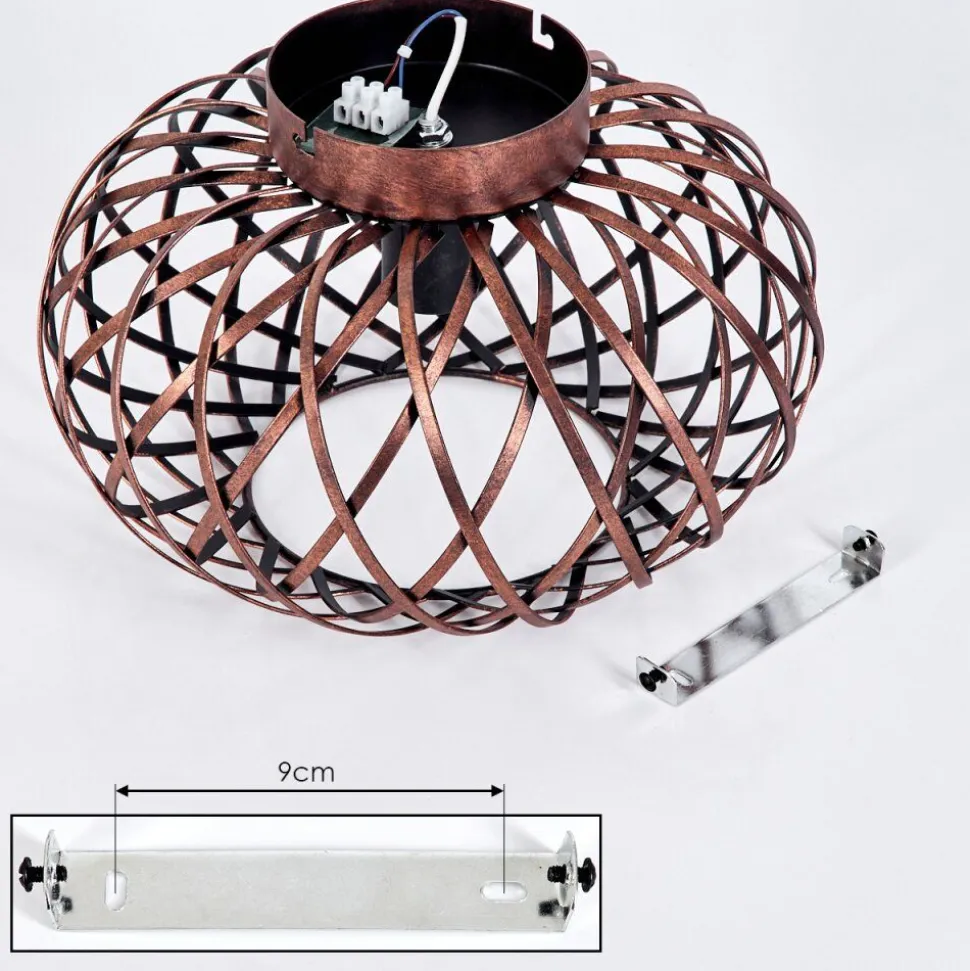 Plafonnieroravi Cuivre, 1 Lumiere