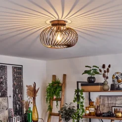 Plafonnieroravi Cuivre, 1 Lumiere