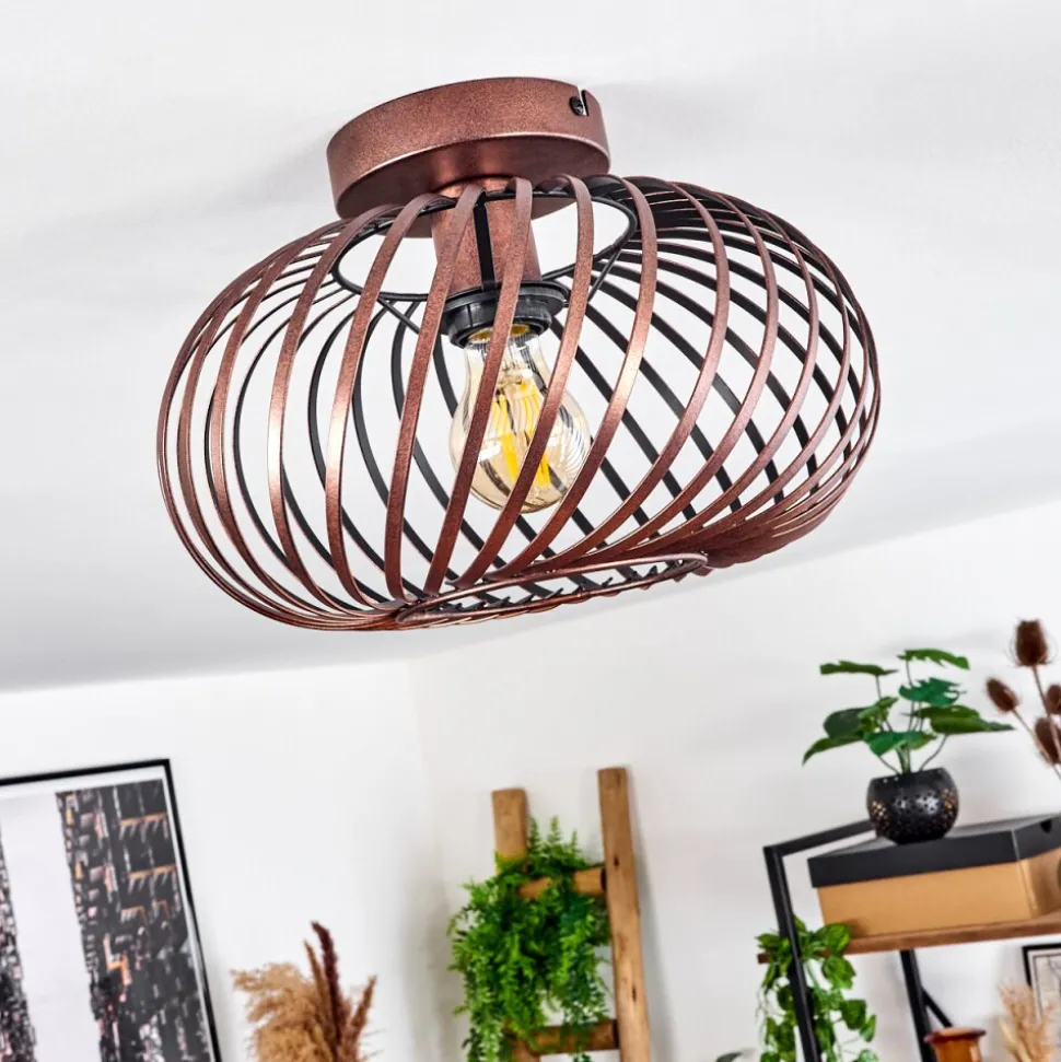 Plafonnieroravi Cuivre, 1 Lumiere