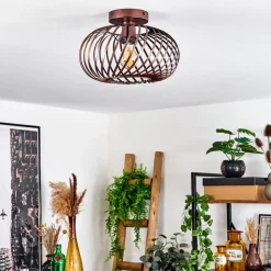 Plafonnieroravi Cuivre, 1 Lumiere