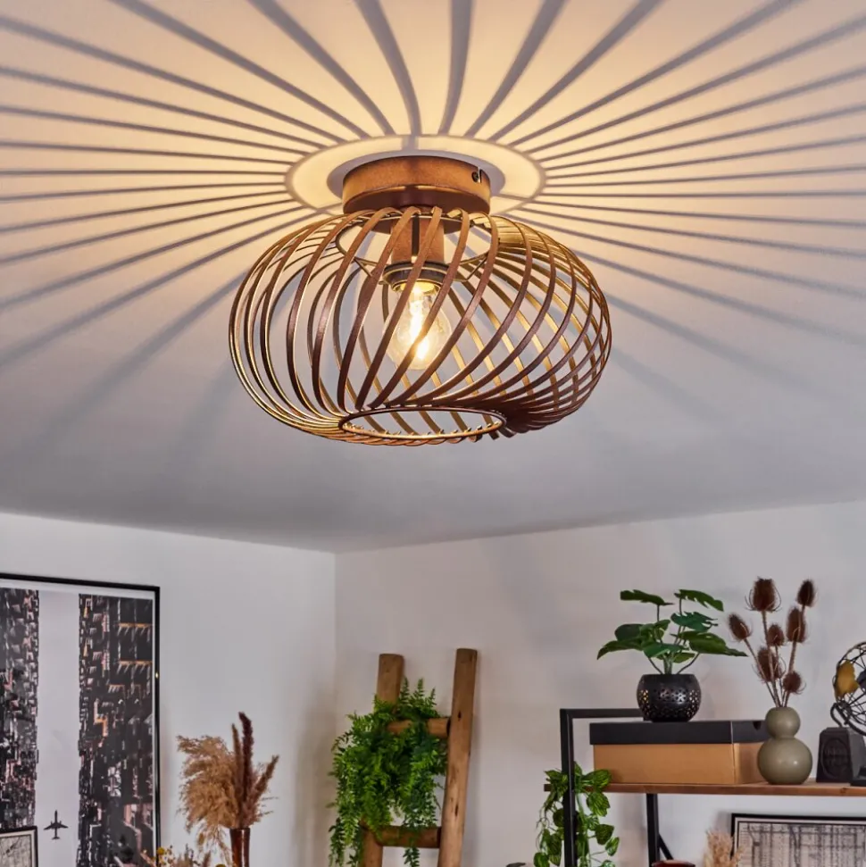 Plafonnieroravi Cuivre, 1 Lumiere