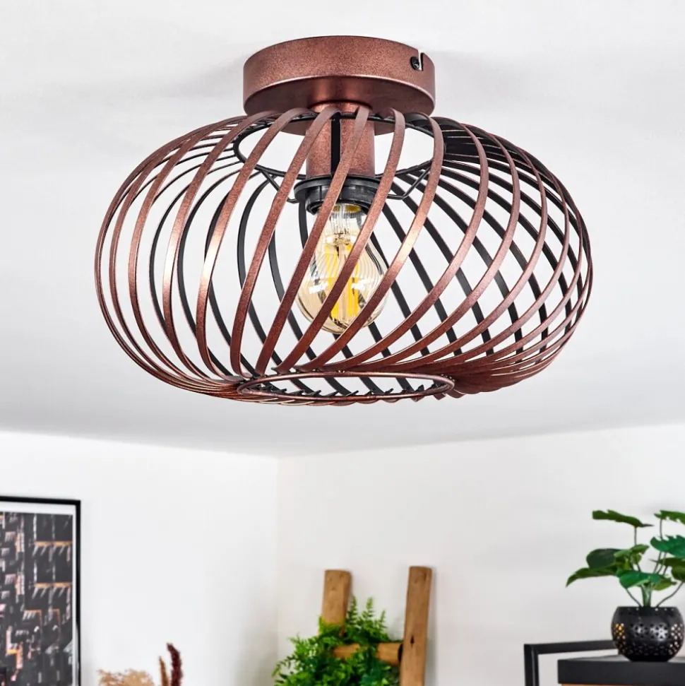 Plafonnieroravi Cuivre, 1 Lumiere