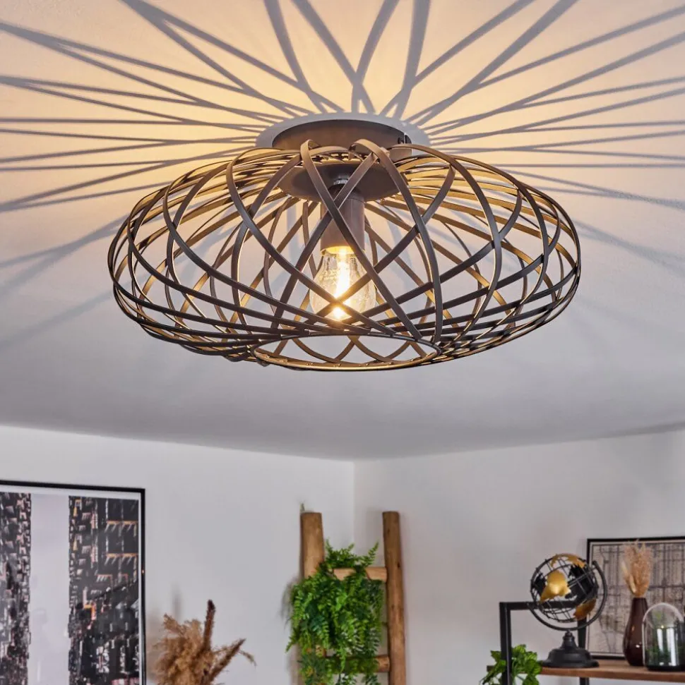 Plafonnieroravi Noir, 1 Lumiere