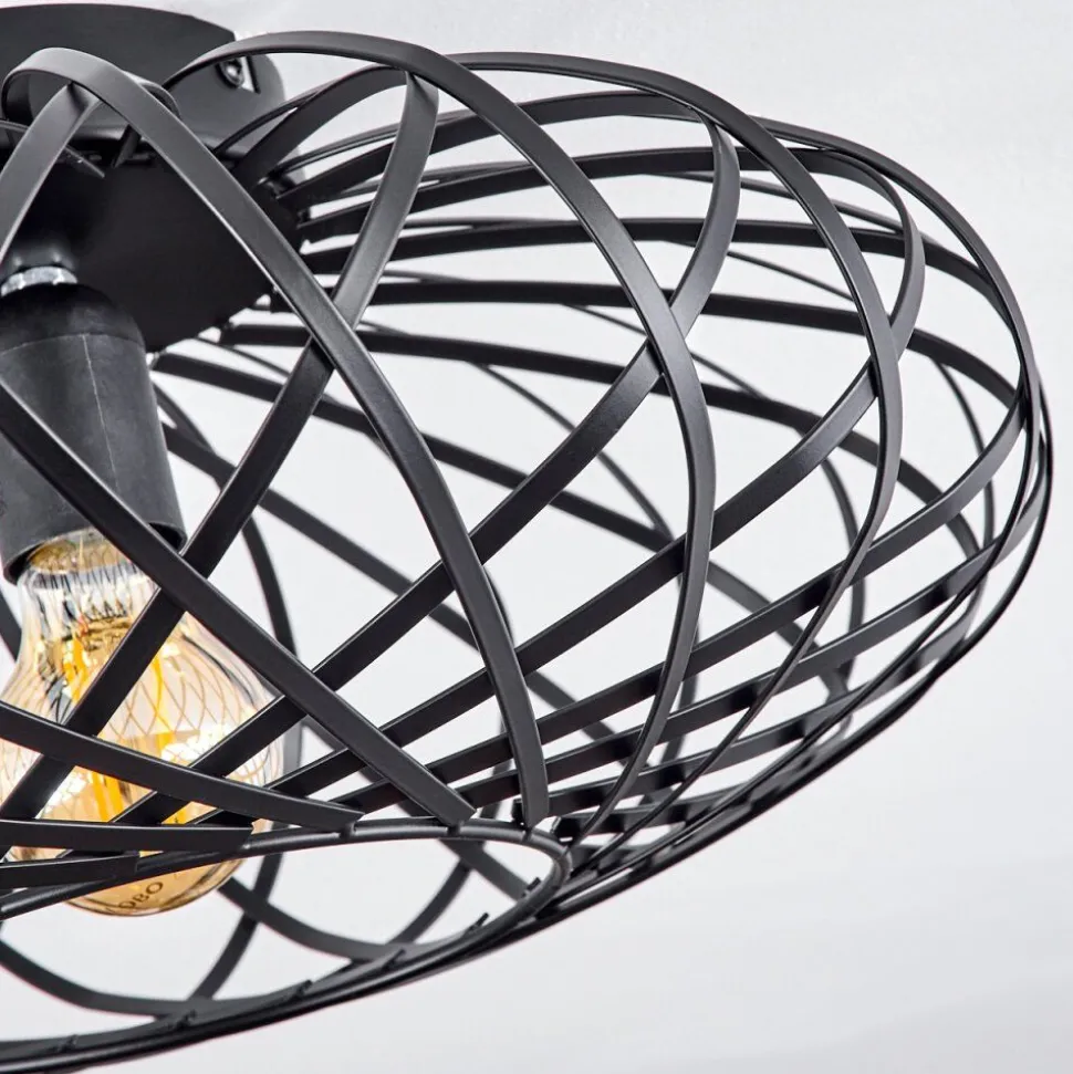 Plafonnieroravi Noir, 1 Lumiere