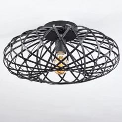 Plafonnieroravi Noir, 1 Lumiere