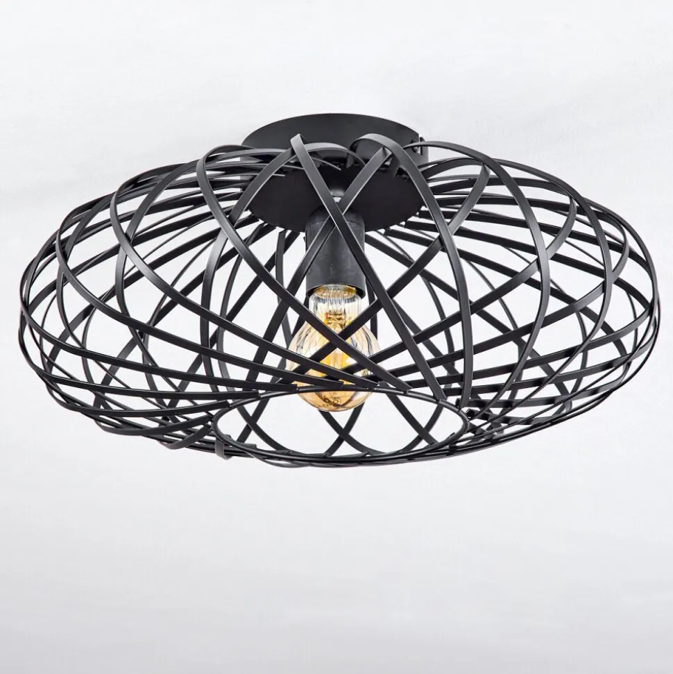 Plafonnieroravi Noir, 1 Lumiere