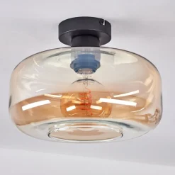 Plafonnierpedreles Ambre, 1 Lumiere