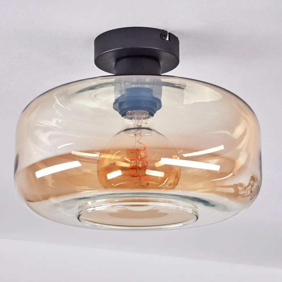 Plafonnierpedreles Ambre, 1 Lumiere