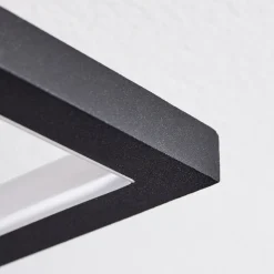 Plafonnierpompu Led Ecru, Noir, 1 Lumiere