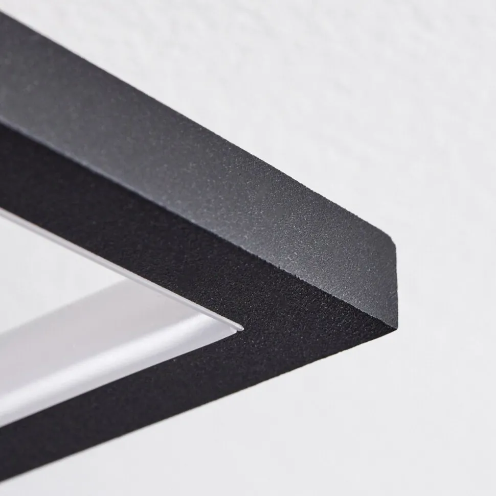 Plafonnierpompu Led Ecru, Noir, 1 Lumiere