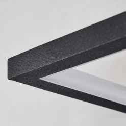 Plafonnierpompu Led Ecru, Noir, 1 Lumiere