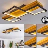 Plafonnierpompu Led Ecru, Noir, 1 Lumiere