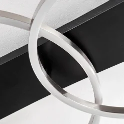 Plafonnierpompu Led Noir, 2 Lumieres