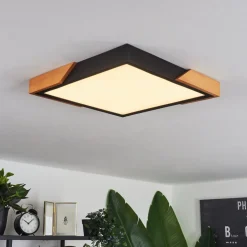 Plafonnierpontchardon Led Ecru, Noir, 1 Lumiere