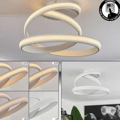 Plafonnierramada Led Blanc, 1 Lumiere