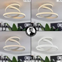 Plafonnierramada Led Blanc, 1 Lumiere