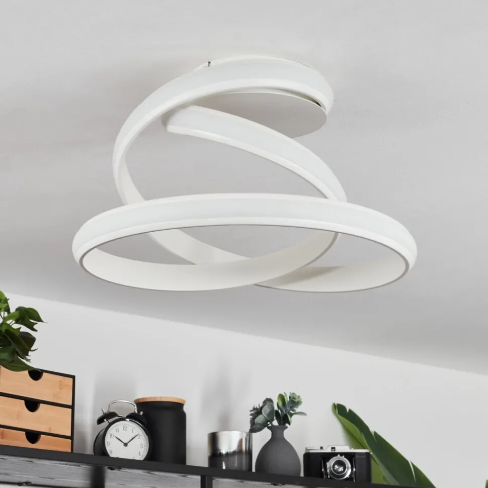Plafonnierramada Led Blanc, 1 Lumiere