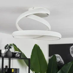 Plafonnierramada Led Blanc, 1 Lumiere