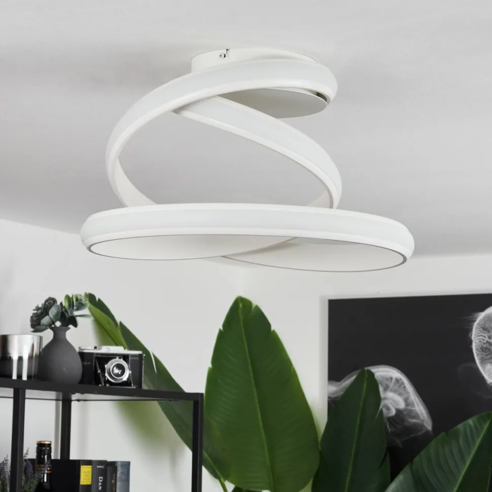 Plafonnierramada Led Blanc, 1 Lumiere