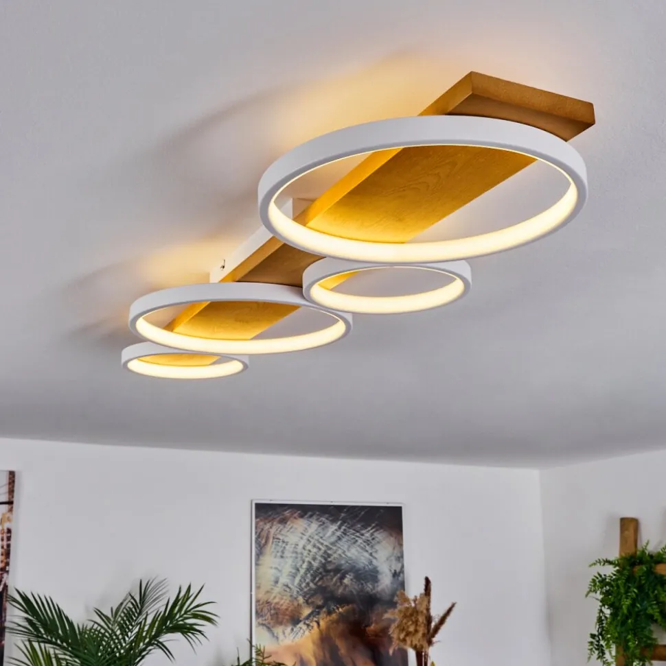 Plafonnierrodekro Led Ecru, Blanc, 1 Lumiere
