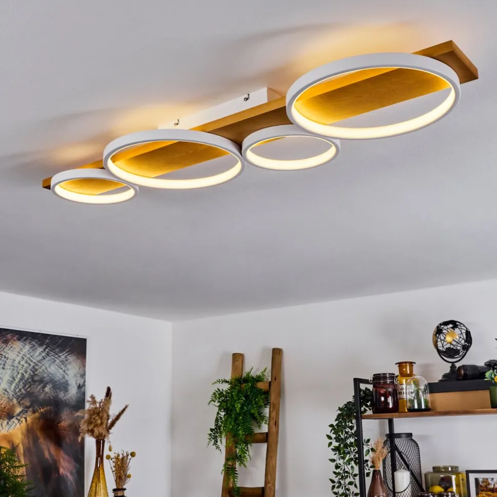Plafonnierrodekro Led Ecru, Blanc, 1 Lumiere