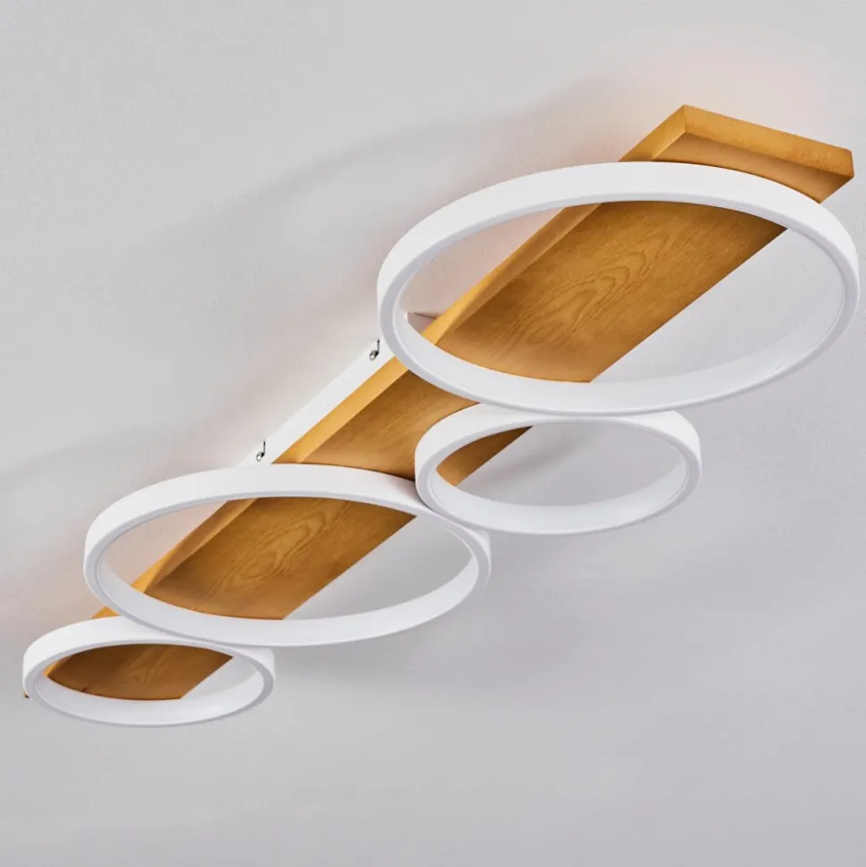 Plafonnierrodekro Led Ecru, Blanc, 1 Lumiere