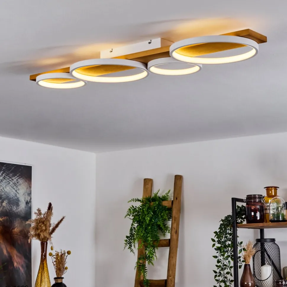 Plafonnierrodekro Led Ecru, Blanc, 1 Lumiere