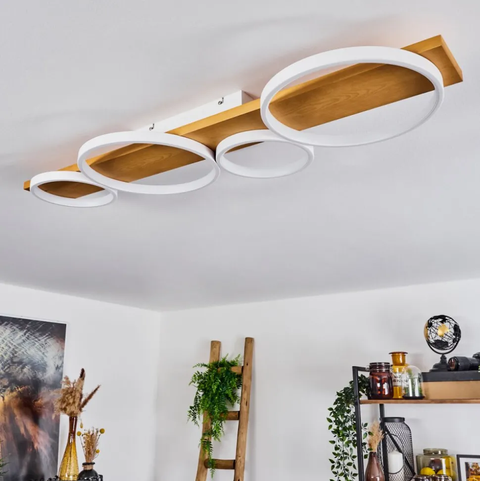 Plafonnierrodekro Led Ecru, Blanc, 1 Lumiere