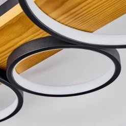 Plafonnierrodekro Led Ecru, Noir, 1 Lumiere