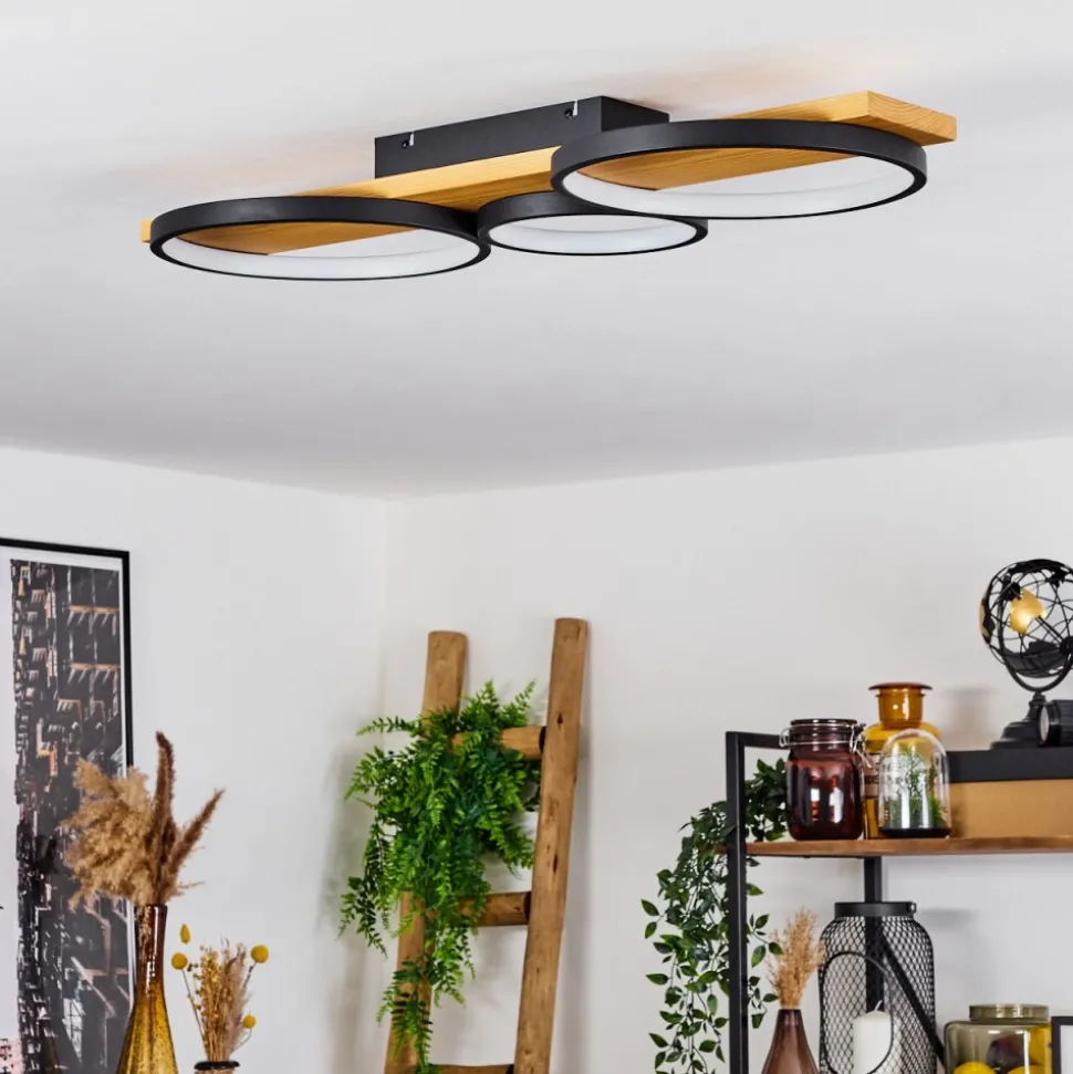 Plafonnierrodekro Led Ecru, Noir, 1 Lumiere